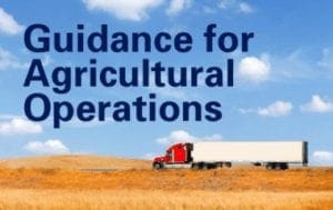 Agricultural Exceptions and Exemptions to the FMCSA Hours of Service (HOS) and Commercial Driver’s License (CDL) Rules