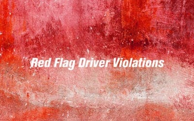 “Red Flag” Driver Violations