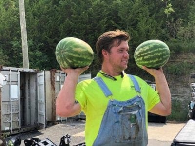 Cumberland Tractor Supports Local Farmers with Customer Watermelon Day