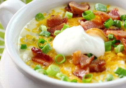 Just in Time for the Holiday Season – Loaded Baked Potato Soup