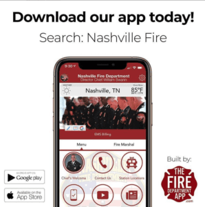 Nashville Fire Department Launches Free App